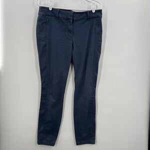 Loft Marisa Fit Blue Straight Leg Trouser Pants